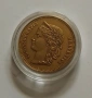 Позлатена монета 20 франка 1895 г, снимка 1