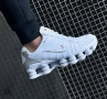 Мъжки маратонки Nike Shox TL — изцяло бели — пружинираща подметка — номера 36-46, снимка 3