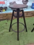 Дървен бар стол, снимка 3