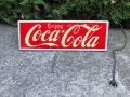 стара светеща, рекламна табела "Coca Cola" - ретро, снимка 1 - Антикварни и старинни предмети - 45911275