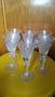 Кристални чаши български кристал стари чаши аперитив  коняк ликьор ракия бренди вино шампанско 