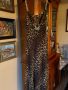 Дълга коктейлна рокля в леопардов  принт Alchera, нова , снимка 1