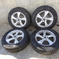 17'' алуминиеви джанти със зимни гуми за Японски и Корейски джипове, снимка 1 - Гуми и джанти - 45035845