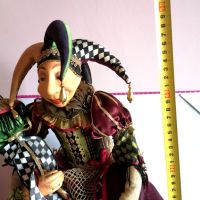Уникална Стара Кукла-Жокер,Клоун, снимка 10 - Антикварни и старинни предмети - 46098271
