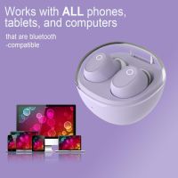 eleror лилави Bluetooth слушалки за малки ушни канали, снимка 8 - Безжични слушалки - 45118574