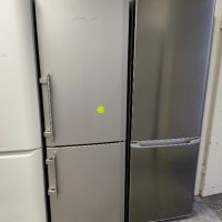 иноксов хладилник с фризер, снимка 1 - Хладилници - 45225023