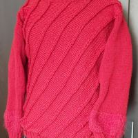 Ръчно изработен дамски пуловер , снимка 2 - Якета - 45653991