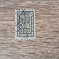 Австрия 1922 г. 100 крони, снимка 1 - Филателия - 45543838