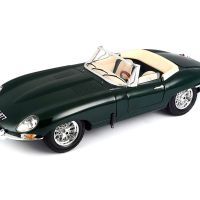 1:18 Метални колички: Jaguar'E'Cabrio 1961 - Bburago Gold, снимка 3 - Колекции - 45143371