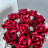 Ръчно изработена кутия с ароматни рози, снимка 1 - Подаръци за рожден ден - 44974892