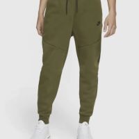 Мъжко долнище Nike Tech Fleece Rough Green - размер S, снимка 1 - Спортни дрехи, екипи - 45880545