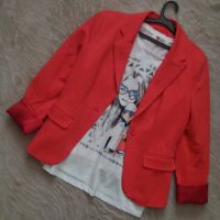 СТРАХОТНА блуза с фейс-принт в бохо-стил, снимка 1 - Тениски - 45555353