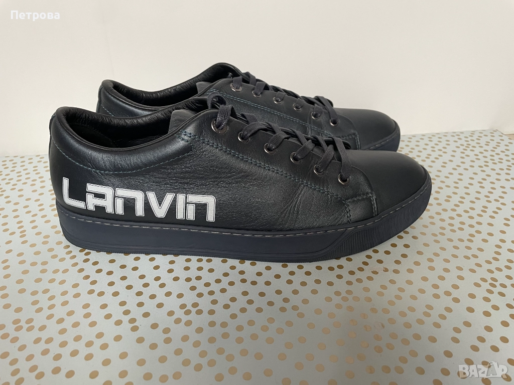 Lanvin Мъжки кожени обувки 44 Оригинал, снимка 1