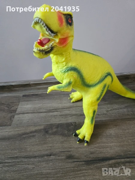 Гумен динозавър със звук, снимка 1