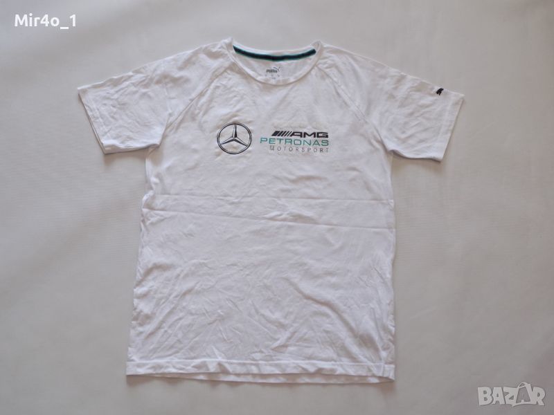 Тениска puma mercedes amg потник блуза фанела оригинал спортна авто мото мъжка M, снимка 1