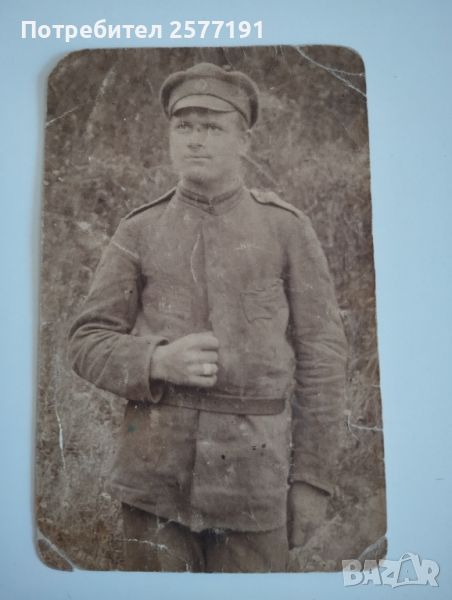 Стара военна картичка 1918, снимка 1
