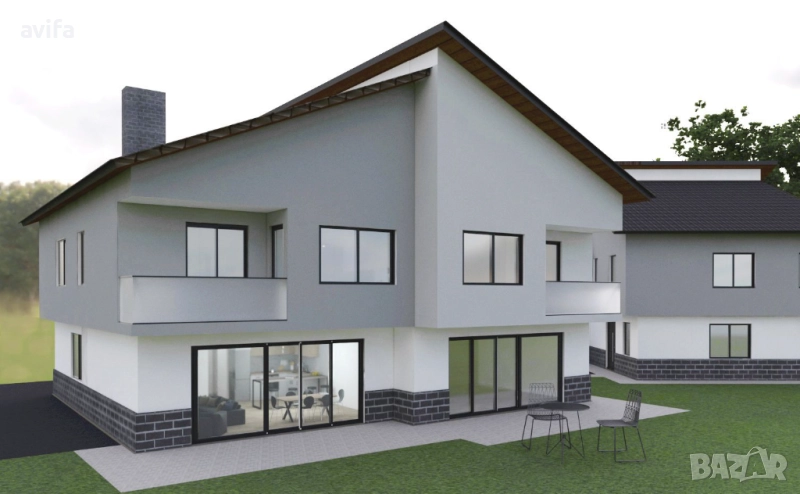 Новостроящи се къщи в центъра на с.Мусачево общ. Елин Пелин, снимка 1