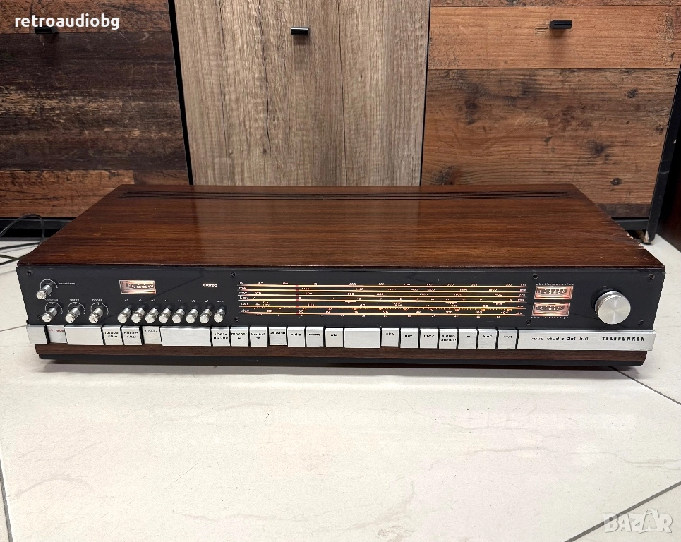 💥Винтидж аудио транзисторен ресивър TELEFUNKEN OPUS STUDIO 201 - 1970 г. 💥, снимка 1