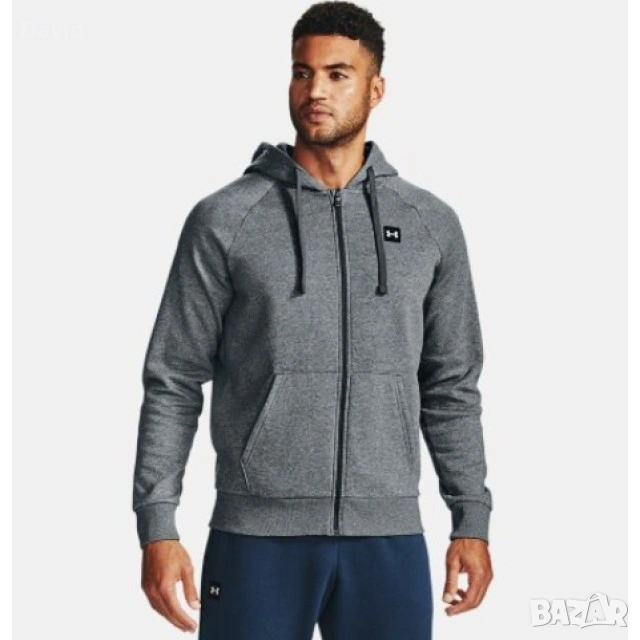 Оригинално Мъжко горнище Under Armour Rival Fleece FZ Hoodie, снимка 1
