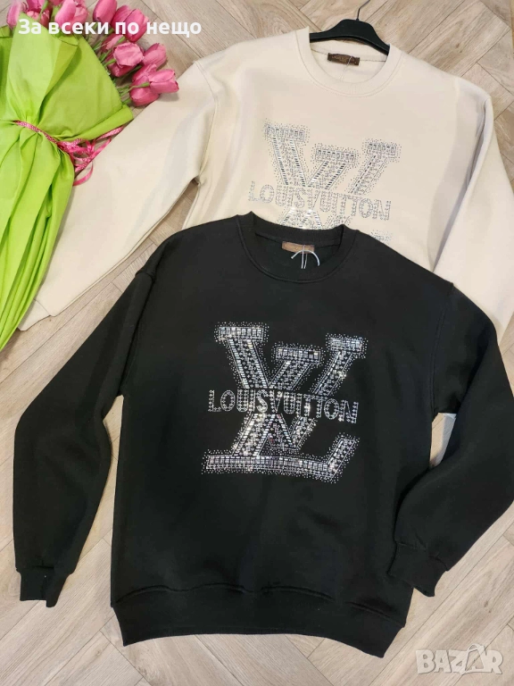 Louis Vuitton Дамска Блуза С Дълъг Ръкав - Налични Различни Цветове Код I_234 , снимка 1