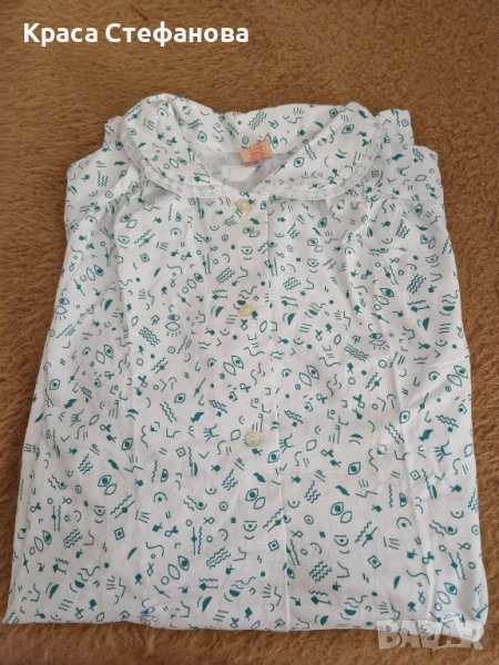 Дамска памучна нощница , снимка 1