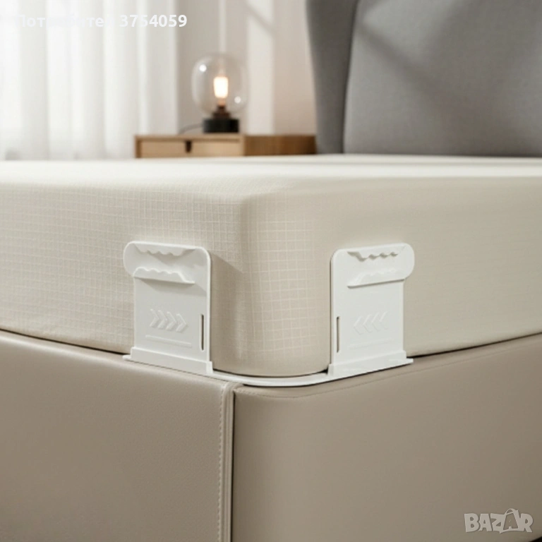 Държачи за чаршафи против плъзгане – комплект 4 броя, снимка 1