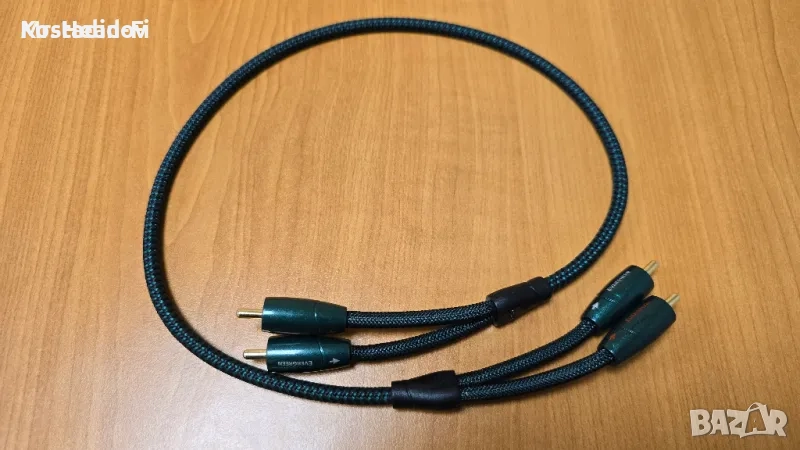 Кабел AudioQuest Evergreen - RCA - 60 см., снимка 1