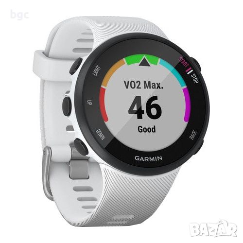 НОВ Garmin Forerunner 45S Смарт Часовник Smartwatch , White - 24 месеца гаранция, снимка 1