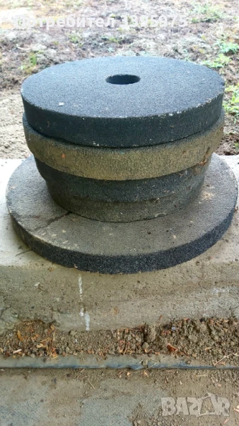 Заточващи кръгъл камъни 5 бр, снимка 1