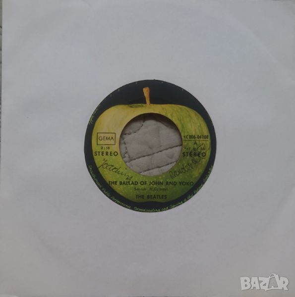 Грамофонни плочи The Beatles ‎– The Ballad Of John And Yoko / Old Brown Shoe 7" сингъл, снимка 1