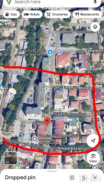 Търся паркомясто под наем в района на ж.к. Левски, ул. Генерал Георги Попов 21, снимка 1