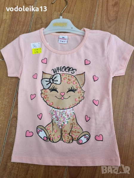 нова тениска с коте, снимка 1