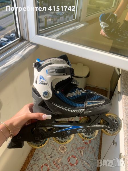 Ролери, марка Fila и модел X-One Black-Blue Inline Skates, снимка 1