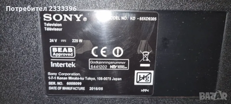  SONY 65 инча 4К АНДРОИД, снимка 1