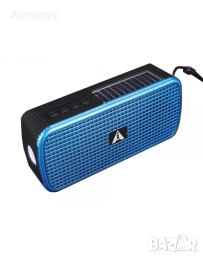 Преносима соларна тонколонка JDH-127 с Bluetooth, MP3, FM радио, USB, TF, снимка 1