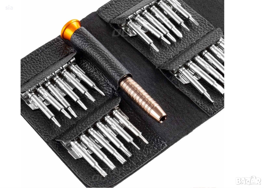 Комплект прецизни отвертки 25 броя AMIO, снимка 1