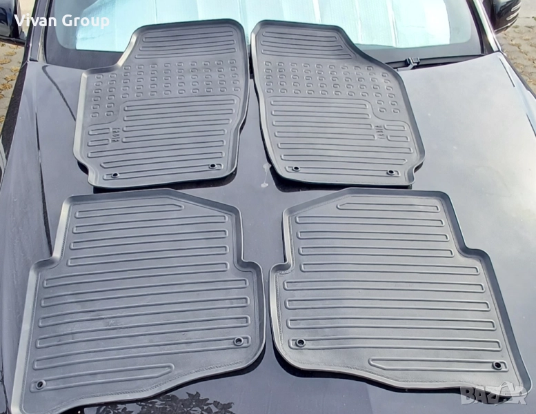 Оригинални гумени стелки Skoda Fabia I, снимка 1