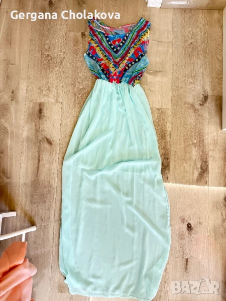 Рокля дълга с подплата, снимка 1
