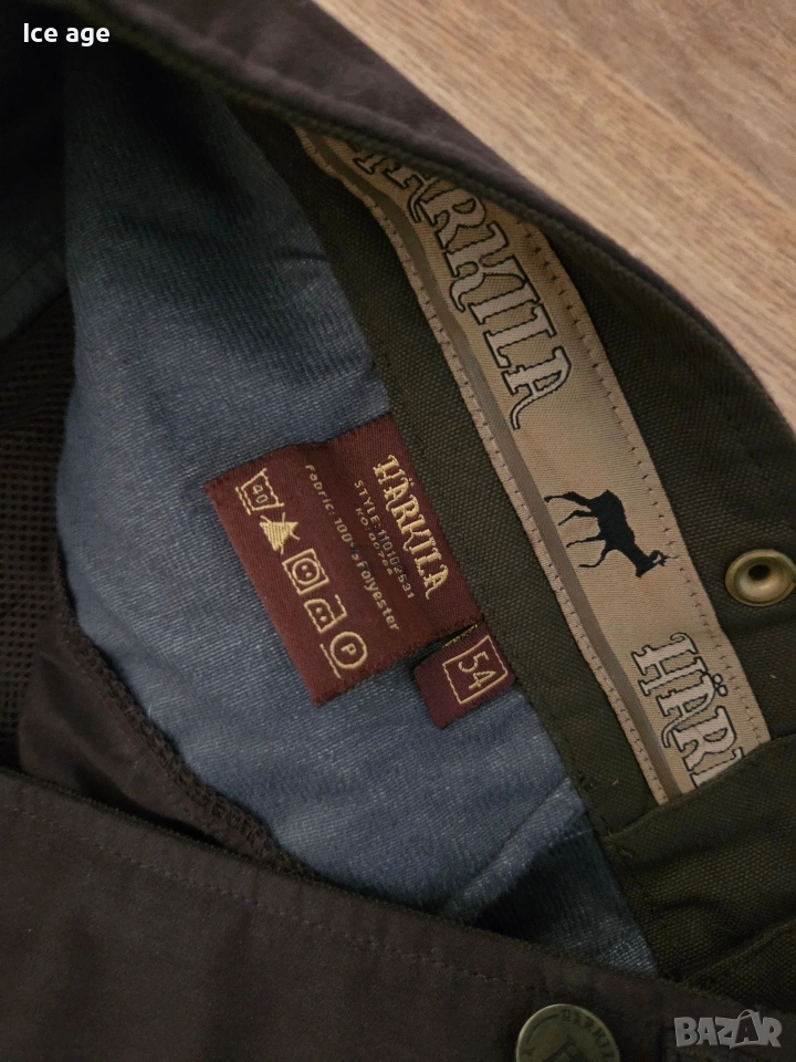 Harkila Gore-Tex тъмно зелен мъжки панталон размер 54 , снимка 1