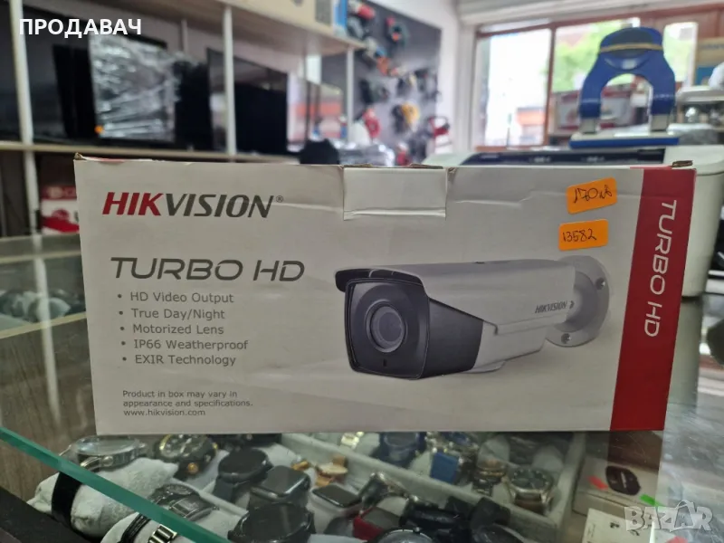 Ultra Low-Light - AnalogHD камера, 2MP, моторизиран обектив 2.7-13.5mm, IR 80M, IP67 (2.7-13.5mm), снимка 1