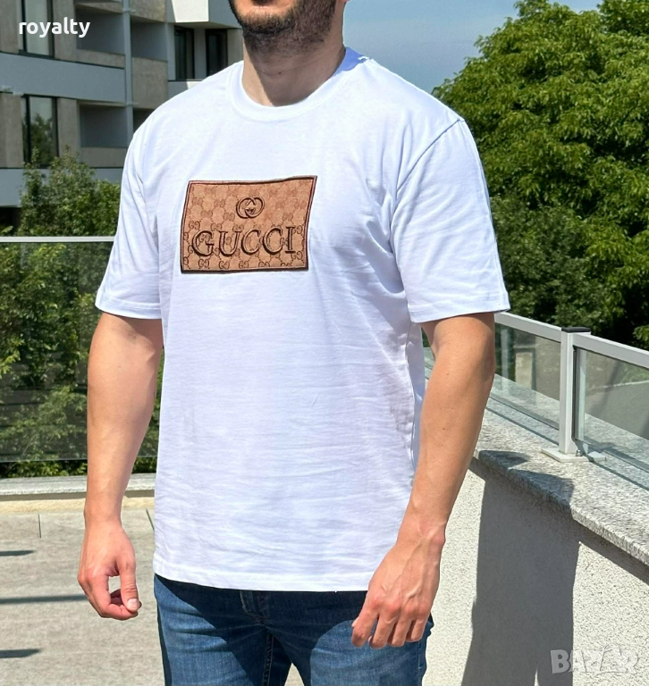 Gucci Мъжки Тениски Два Цвята , снимка 1