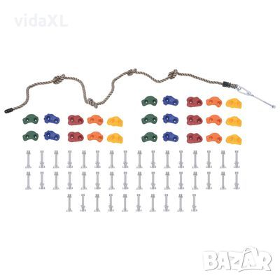 vidaXL Камъни за катерене с въже, 25 бр, многоцветни(SKU:93174, снимка 1
