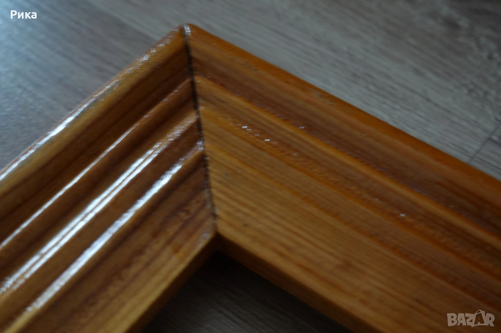 Здрава дървена рамка за картина/ гоблен 26 х 36 см, снимка 1