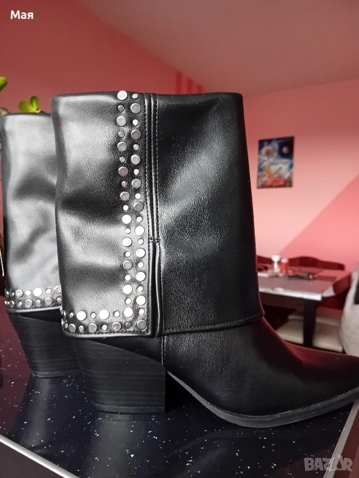 Дамски, нови боти с капси, снимка 1