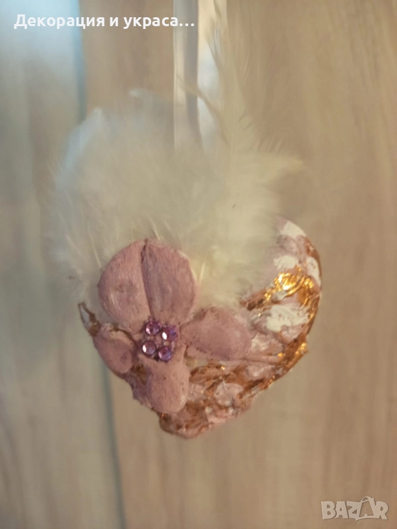 Сет коледни hand made играчки за елха, снимка 1