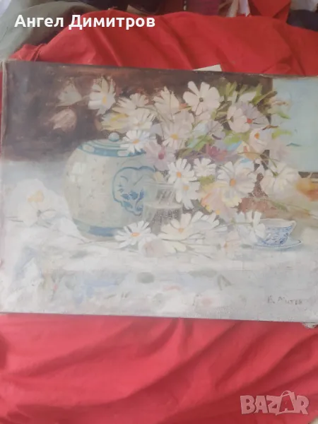 Борис Митев маслена картина платно , снимка 1