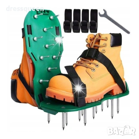 4910 Комплект обувки за аериране на морава с 26 метални шипа – универсален размер
