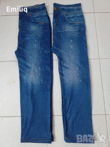 2бр. за 10лв. Нови 7/8 Клинове Имитация на Дънки, снимка 4 - Клинове - 50643632