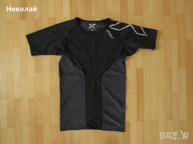 2XU Elite Short Sleeve Compression Тениска UPF 50+, снимка 3 - Тениски - 45179050