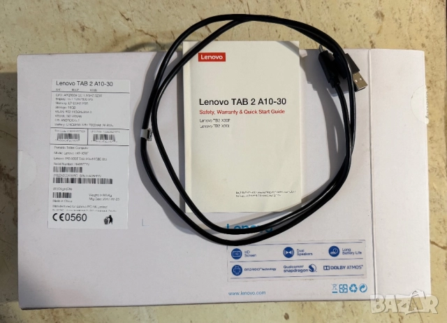 Таблет Lenovo Tab2 A10-30, снимка 4 - Таблети - 52866831
